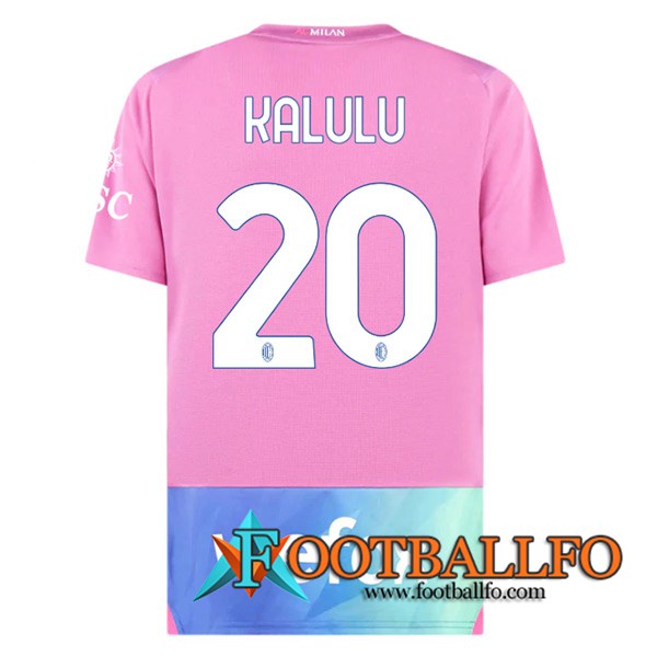 Camisetas De Futbol AC Milan (KALULU #20) 2023/2024 Tercera