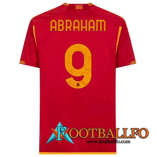 Camisetas De Futbol As Rome (ABRAHAM #9) 2023/2024 Primera