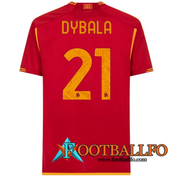 Camisetas De Futbol As Rome (DYBALA #21) 2023/2024 Primera