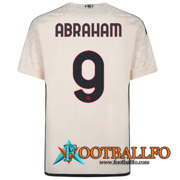 Camisetas De Futbol As Rome (ABRAHAM #9) 2023/2024 Segunda