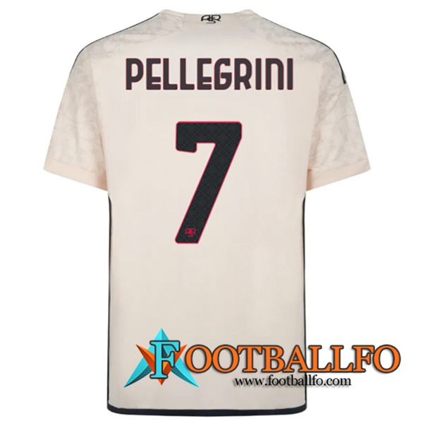 Camisetas De Futbol As Rome (PELLEGRINI #7) 2023/2024 Segunda