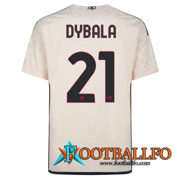 Camisetas De Futbol As Rome (DYBALA #21) 2023/2024 Segunda