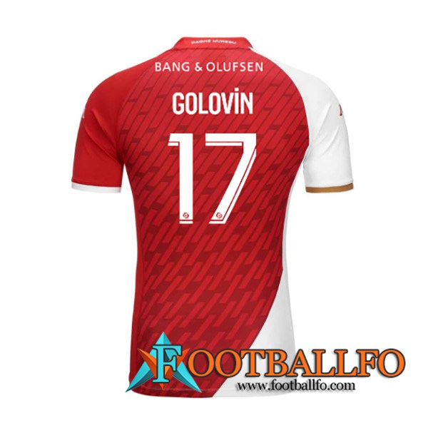 Camisetas De Futbol AS Monaco (GOLOVIN #17) 2023/2024 Primera