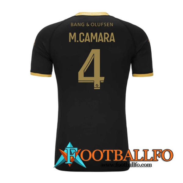 Camisetas De Futbol AS Monaco (M.CAMARA #4) 2023/2024 Segunda