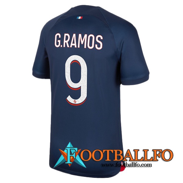 Camisetas De Futbol PSG (G.RAMOS #9) 2023/2024 Primera