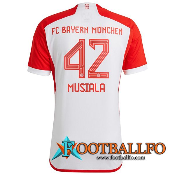Camisetas De Futbol Bayern Munich (MUSIALA #42) 2023/2024 Primera