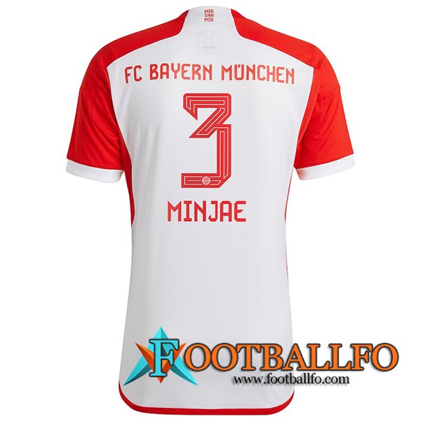 Camisetas De Futbol Bayern Munich (MINJAE #3) 2023/2024 Primera