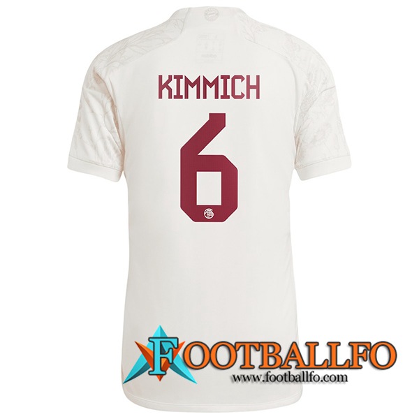 Camisetas De Futbol Bayern Munich (KIMMICH #6) 2023/2024 Tercera