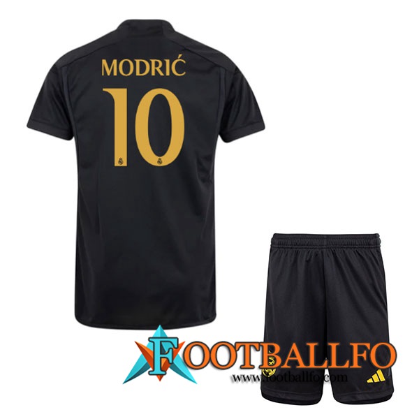 Camisetas De Futbol Real Madrid (MODRIC #10) Ninos 2023/2024 Tercera