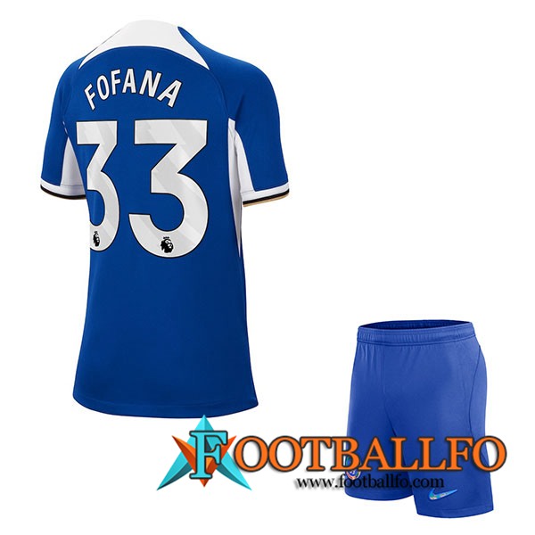 Camisetas De Futbol Chelsea (FOFANA #33) Ninos 2023/2024 Primera