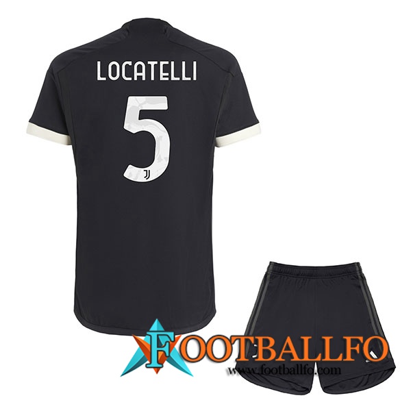 Camisetas De Futbol Juventus (LOCATELLI #5) Ninos 2023/2024 Tercera