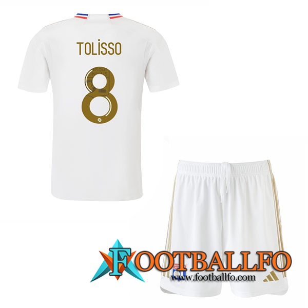 Camisetas De Futbol Lyon (TOLISSO #8) Ninos 2023/2024 Primera