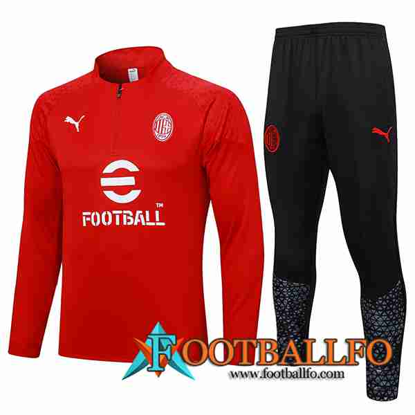 Chandal Equipos De Futbol AC Milan Rojo 2023/2024 -04