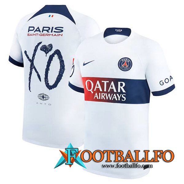 Camisetas De Futbol PSG Paris x XO Segunda 2023/2024