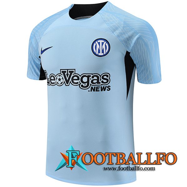 Camiseta Entrenamiento Inter Milan Azul Claro 2023/2024 -02