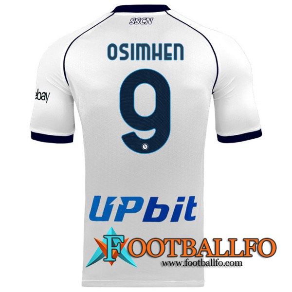Camisetas De Futbol SSC Napoli (OSIMHEN #9) 2023/2024 Segunda
