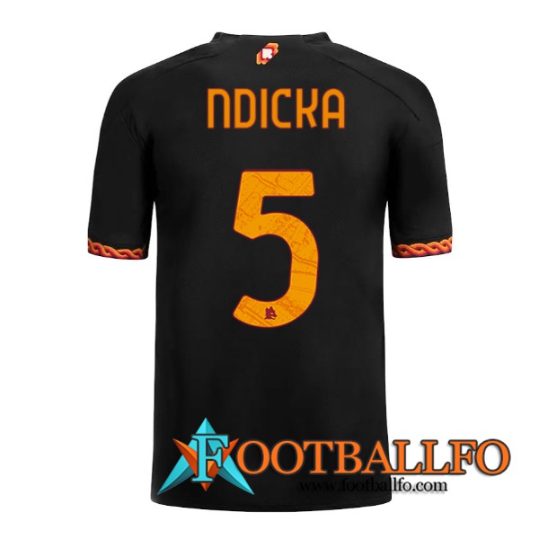 Camisetas De Futbol AS Roma (NDICKA #5) 2023/2024 Tercera