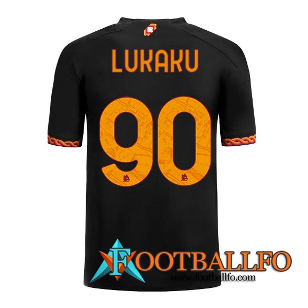 Camisetas De Futbol AS Roma (LUKAKU #90) 2023/2024 Tercera