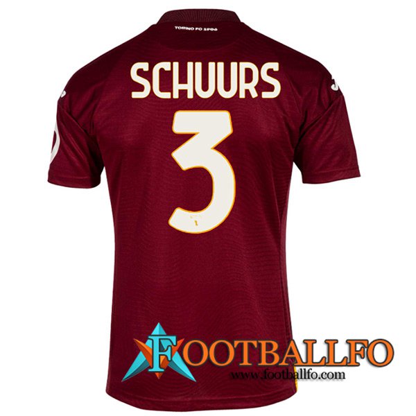 Camisetas De Futbol Torino (SCHUURS #3) 2023/2024 Primera