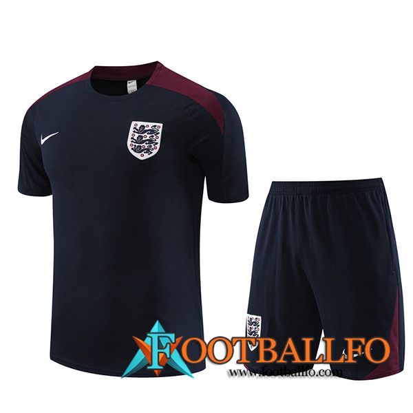 Camiseta Entrenamiento + Cortos Inglaterra Azul marino 2023/2024
