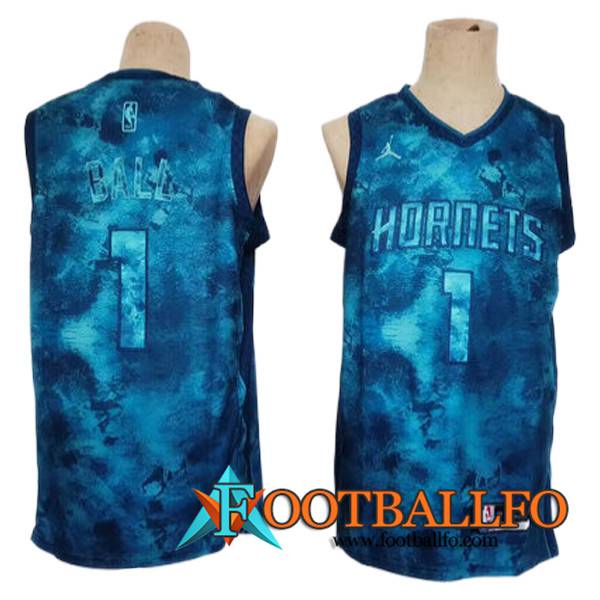 Camisetas De Futbol Charlotte Hornets (BALL #1) 2023/24 Azul