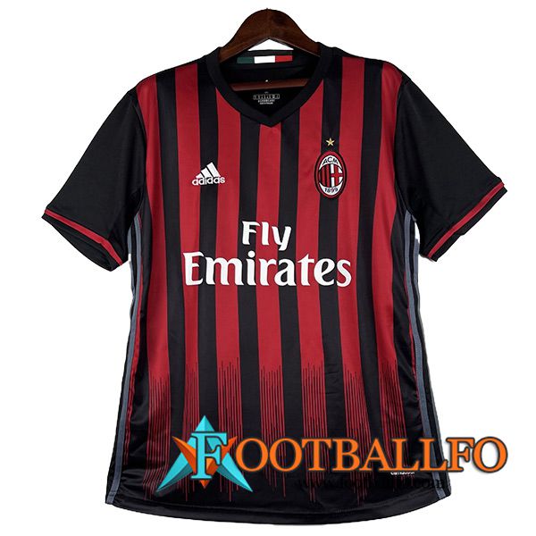 Camisetas De Futbol AC Milan Retro Primera 2016/2017