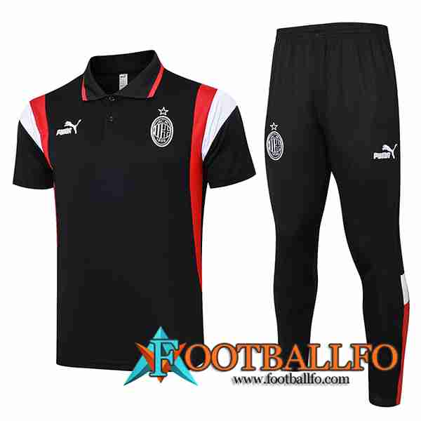 Camiseta Polo AC Milan Negro 2023/2024 -03