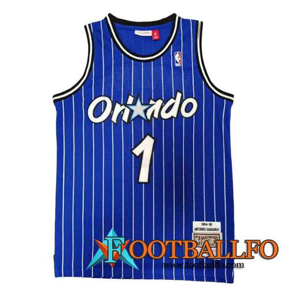 Camisetas De Futbol Orlando Magic (HARDAWAY #1) 2023/24 Azul -02