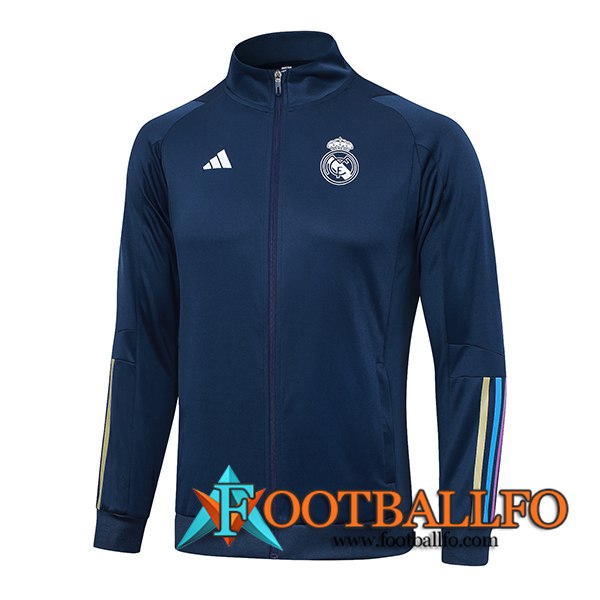 Chaquetas Futbol Real Madrid Azul marino 2023/2024 -02