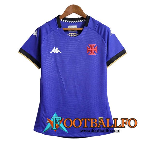 Camisetas De Futbol CR Vasco Da Gama Mujer Azul 2023/2024