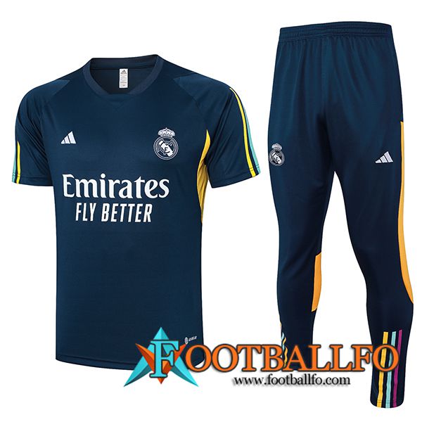 Camiseta Polo Real Madrid Azul Oscuro 2023/2024