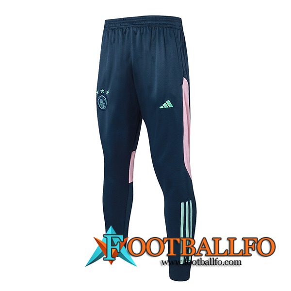 Pantalon Entrenamiento Ajax Azul/Rosa/Verde 2023/2024