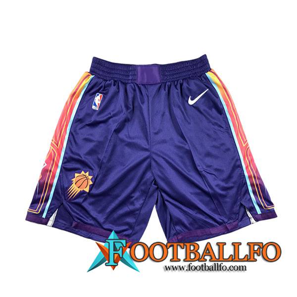 Cortos NBA Phoenix Suns 2023/24 Violeta/Naranja -02