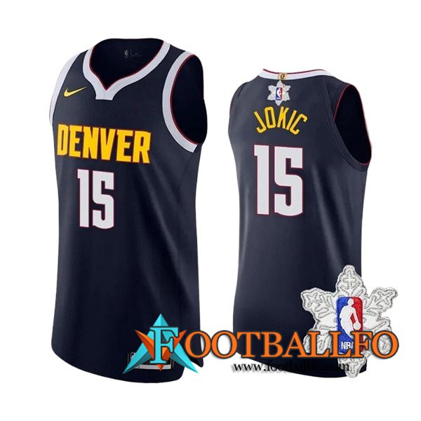 Camisetas Denver Nuggets (JOKIC #15) 2023/24 Negro/Blanco