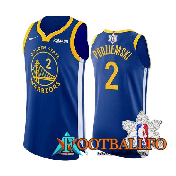 Camisetas Golden State Warriors (PODZIEMSKI #2) 2023/24 Azul/Amarillo