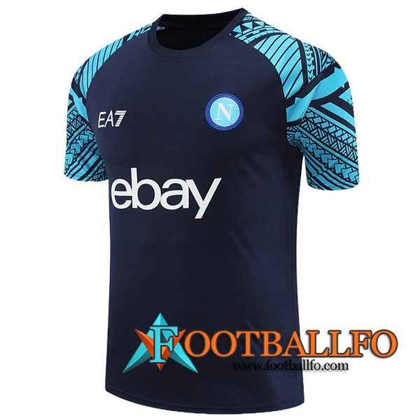 Camiseta Entrenamiento SSC Napoli Azul Oscuro 2024/2025
