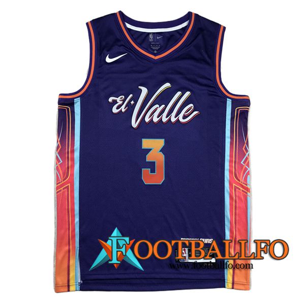 Camisetas Phoenix Suns (BEAL #3) 2023/24 Violeta/Naranja