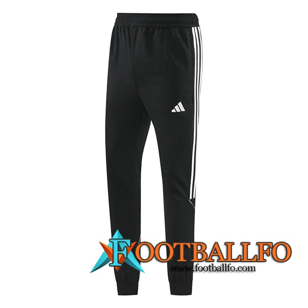 Pantalon Entrenamiento Adidas Negro/Blanco 2023/2024