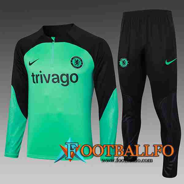 Chandal Equipos De Futbol FC Chelsea Ninos Verde/Negro 2023/2024