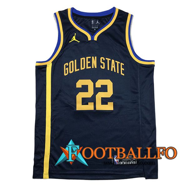 Camisetas Golden State Warriors (WIGGINS #22) 2024/25 Azul Oscuro