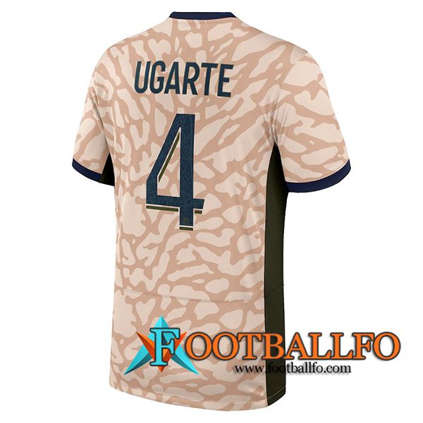 Camisetas De Futbol PSG (UGARTE #4) 2023/2024 Fourth