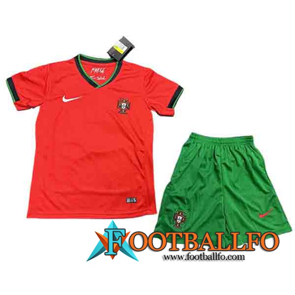 Camisetas De Futbol Portugal Ninos Primera 2024/2025