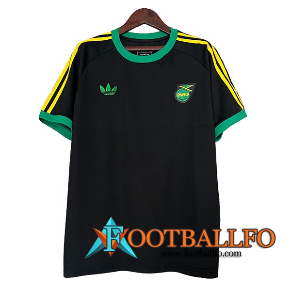 Camiseta Entrenamiento Jamaica Negro/Verde/Amarillo 2024/2025