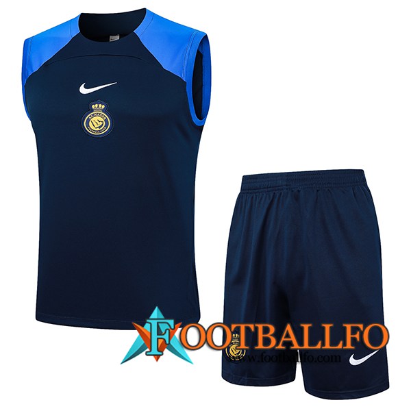 Camiseta Entrenamiento sin mangas + Cortos Al-Nassr FC Azul Oscuro 2024/2025