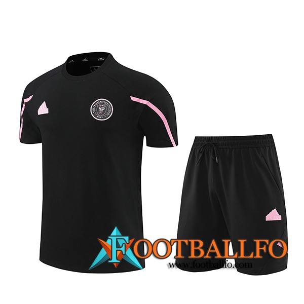 Camiseta Entrenamiento + Cortos Inter Miami CF Negro/Rosa 2024/2025
