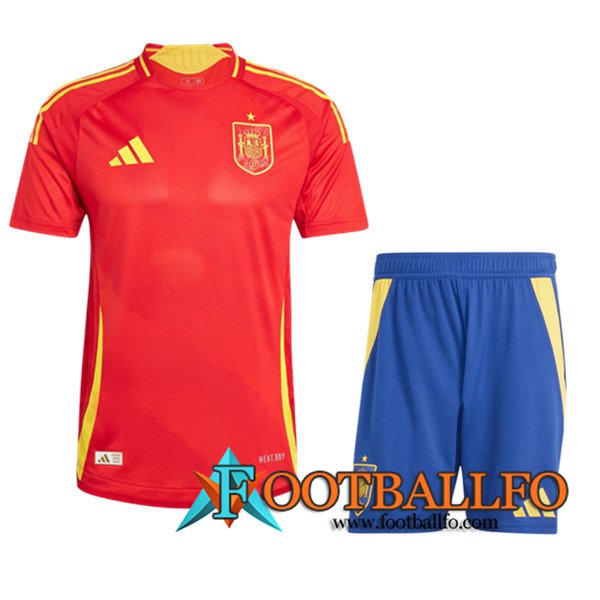 Camisetas De Futbol España Ninos Primera UEFA Euro 2024