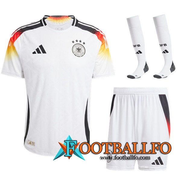 Camisetas Futbol Alemania Primera (Cortos + Calcetines) UEFA Euro 2024