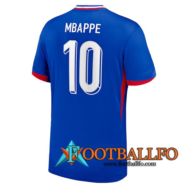 Camiseta Equipo Nacional Francia (MBAPPE #10) 2024/2025 Primera