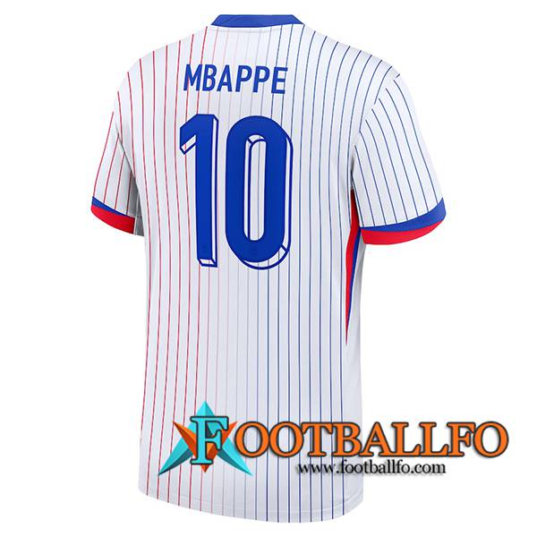 Camiseta Equipo Nacional Francia (MBAPPE #10) 2024/2025 Segunda