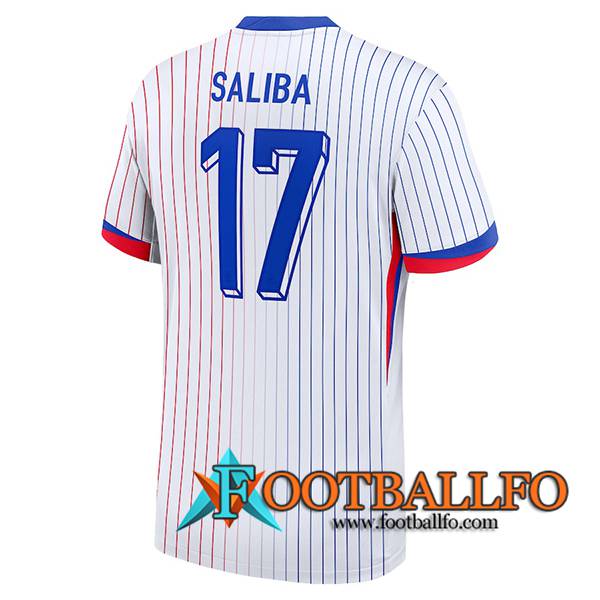 Camiseta Equipo Nacional Francia (SALIBA #17) 2024/2025 Segunda